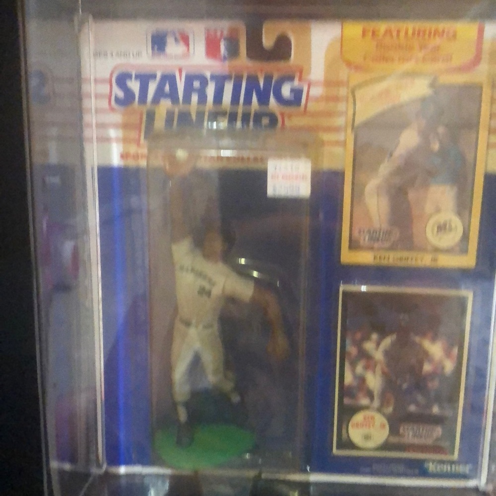 1989 Ken Griffey, Junior Starting lineup, rookie figure with case